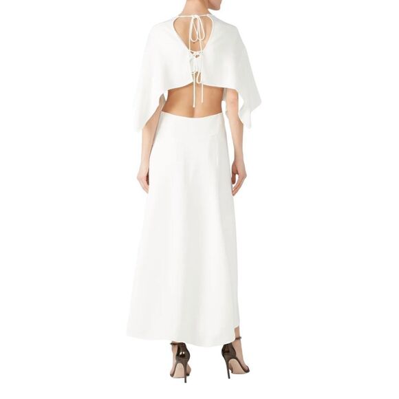 Phillip Lim Cut Out Crepe Maxi Dress Size 6 - Picture 2 of 11